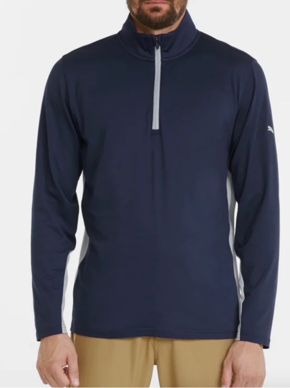 PUMA Navy Quarter-Zip Pullover Athetic Size XXL Golf Outdoors NWOT